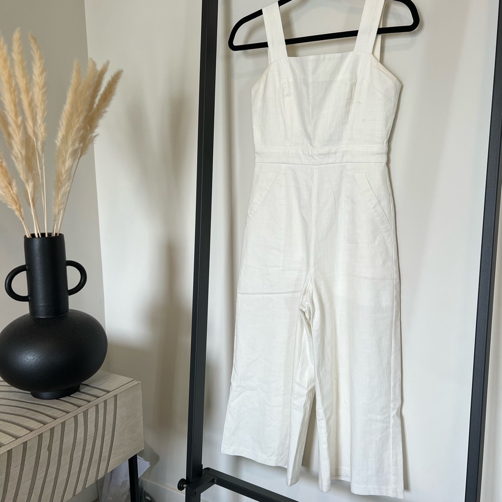 ASTR white jumpsuit